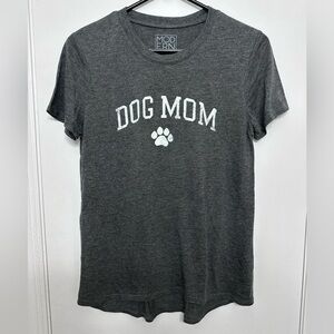 Dog Mom Gray Graphic Tee